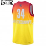 Maillot All-Star 2023 Team 2 Giannis Antetokounmpo 34 Nike Orange Swingman - Enfant